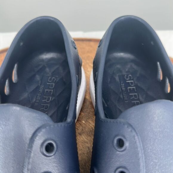 Sperry Shoes Wm 9 A/O Float Blue EVA Slip On Moccasin Boat Shoe Loafer - Picture 4 of 11